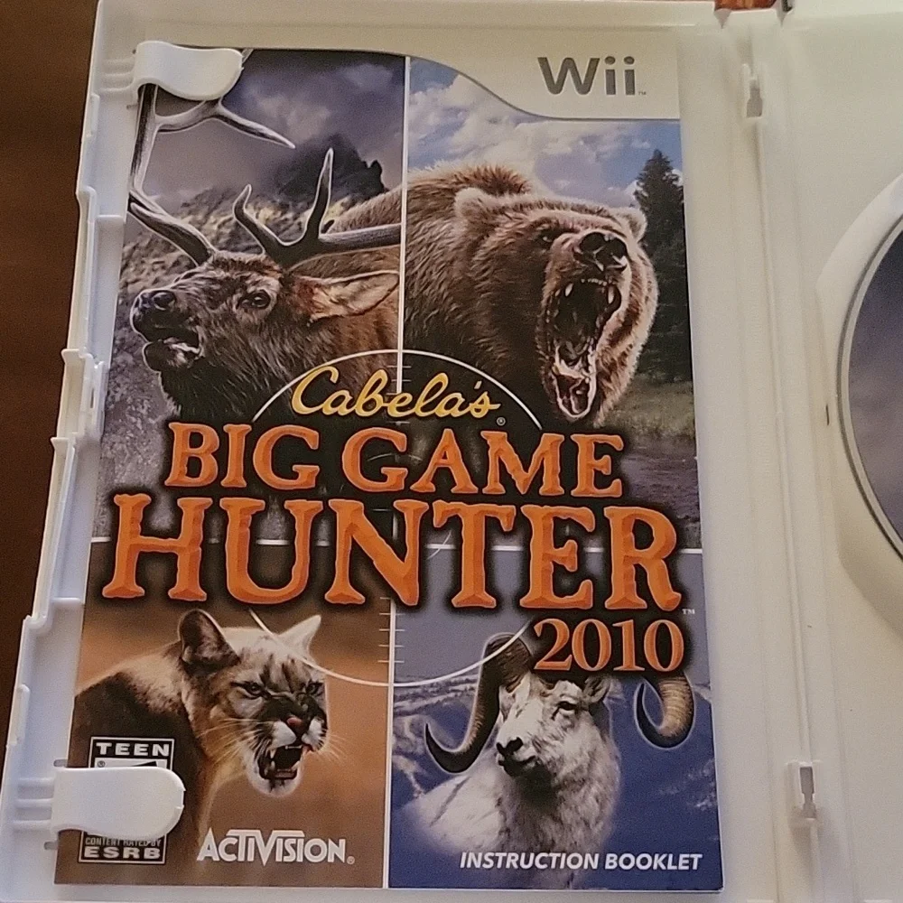 Cabela's Big Game Hunter 2010 - Wii Game No Visible Stratches Original Case
